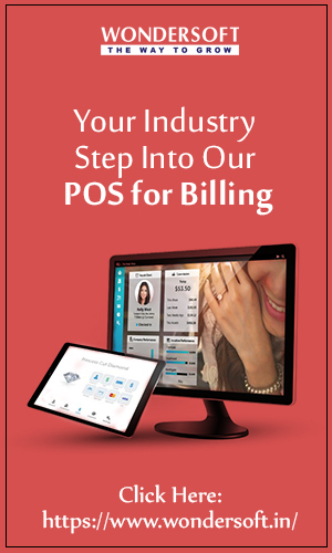 Best POS Billing Software For Jewelery Shop On Display.
